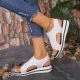Mesh Open Toe Platform Sandals Mesh Open Toe Platform Sandals