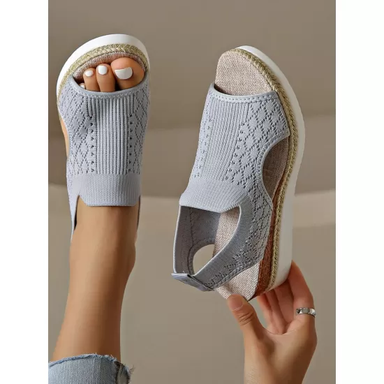 Open Toe Platform Wedge Sandals Open Toe Platform Wedge Sandals