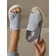 Open Toe Platform Wedge Sandals Open Toe Platform Wedge Sandals