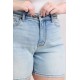 Button Denim Shorts with Pocket Button Denim Shorts with Pocket