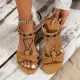 Flower Open Toe Flat Sandals Flower Open Toe Flat Sandals