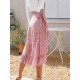 Printed Ruffled Midi Skirt (multiple color options) Printed Ruffled Midi Skirt (multiple color options)