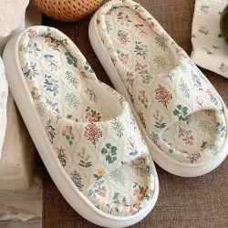 Open Toe Platform Slippers