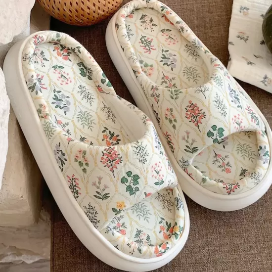 Open Toe Platform Slippers Open Toe Platform Slippers