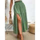 Frill Slit Skirt (multiple color options) Frill Slit Skirt (multiple color options)