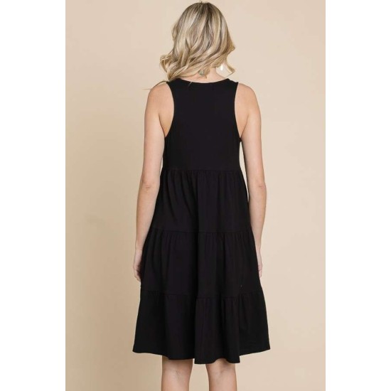 Racerback Tiered Tank Dress Racerback Tiered Tank Dress
