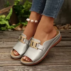 Open Toe Wedge Sandals