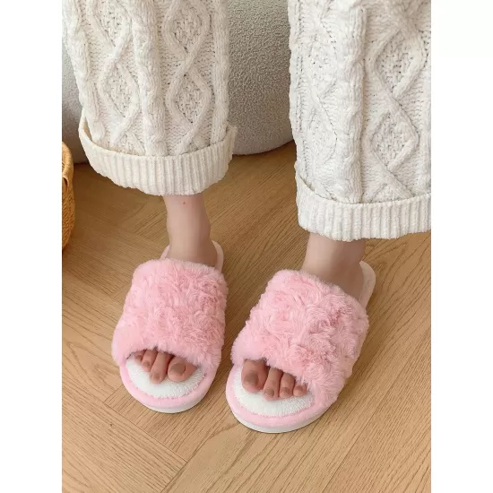 Cozy Open Toe Slippers Cozy Open Toe Slippers
