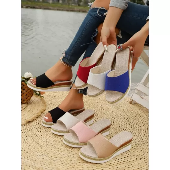 Open Toe Wedge Sandals Open Toe Wedge Sandals