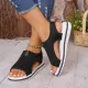 Mesh Open Toe Platform Sandals Mesh Open Toe Platform Sandals