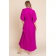 Surplice Maxi Dress with Pockets Surplice Maxi Dress with Pockets
