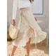 Printed Ruffled Midi Skirt (multiple color options) Printed Ruffled Midi Skirt (multiple color options)