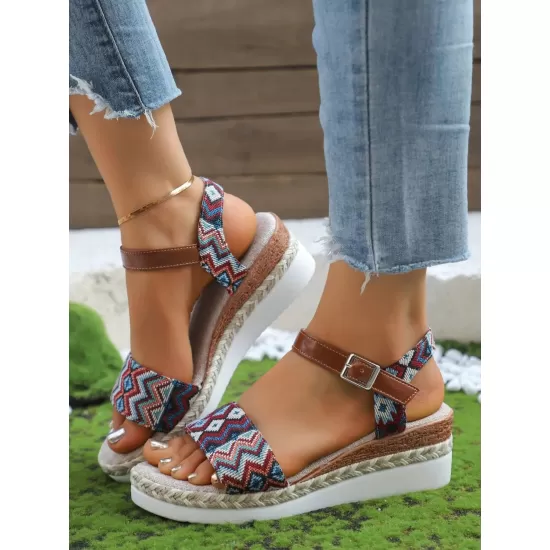 Open Toe Platform Wedge Sandals Open Toe Platform Wedge Sandals