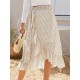 Printed Ruffled Midi Skirt (multiple color options) Printed Ruffled Midi Skirt (multiple color options)