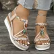 Open Toe Platform Wedge Sandals Open Toe Platform Wedge Sandals