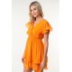 Short Sleeve Woven Layered Dress Short Sleeve Woven Layered Dress
