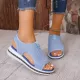 Mesh Open Toe Platform Sandals Mesh Open Toe Platform Sandals
