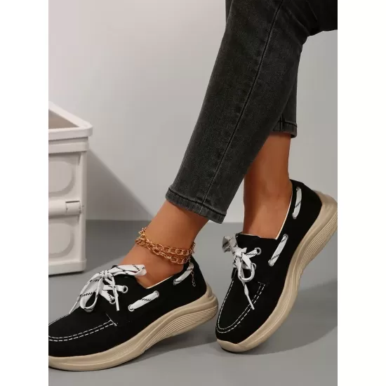 Lace Up Round Toe Sneakers Lace Up Round Toe Sneakers