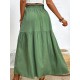 Frill Slit Skirt (multiple color options) Frill Slit Skirt (multiple color options)