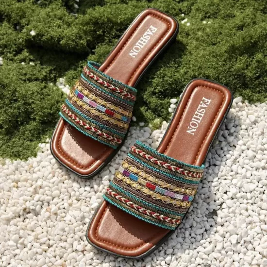 Open Toe Flat Sandals Open Toe Flat Sandals