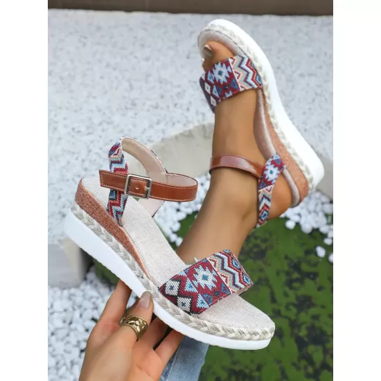 Open Toe Platform Wedge Sandals Open Toe Platform Wedge Sandals