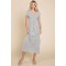 Striped Twisted Detail Dress