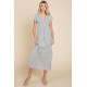 Striped Twisted Detail Dress Striped Twisted Detail Dress