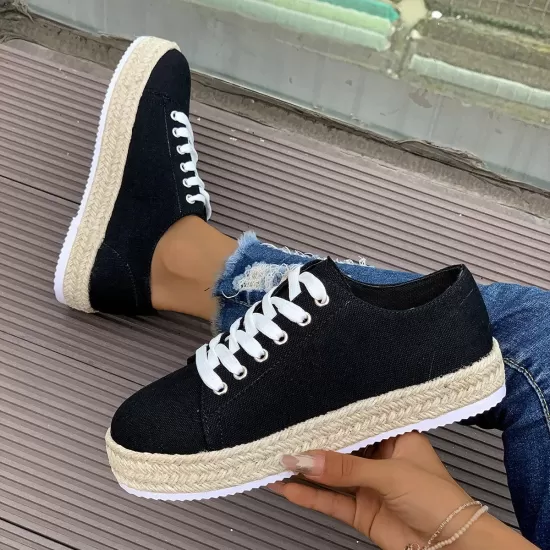 Round Toe Platform Sneakers Round Toe Platform Sneakers