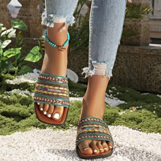 Open Toe Flat Sandals Open Toe Flat Sandals
