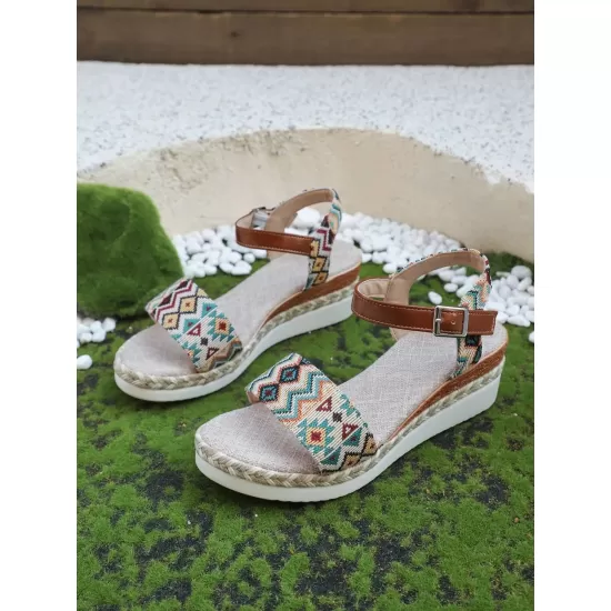 Open Toe Platform Wedge Sandals Open Toe Platform Wedge Sandals