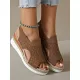 Open Toe Platform Wedge Sandals Open Toe Platform Wedge Sandals