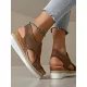 Open Toe Platform Wedge Sandals Open Toe Platform Wedge Sandals