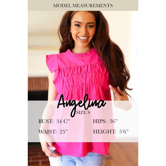Summer Days Melange Ribbed Henley Button Down Tank in Fuchsia Summer Days Melange Ribbed Henley Button Down Tank in Fuchsia