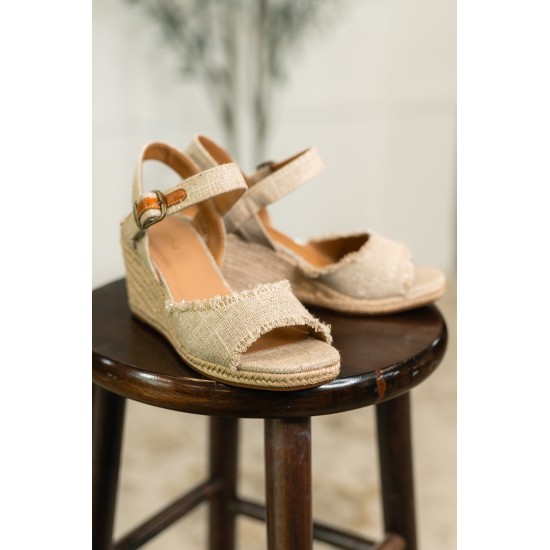 Arnold Natural Linen Wedges Arnold Natural Linen Wedges