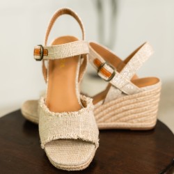 Arnold Natural Linen Wedges