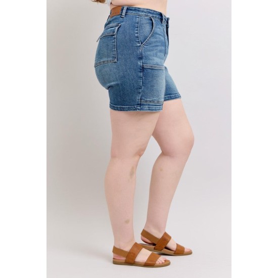 High Rise Denim Shorts High Rise Denim Shorts