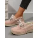 Lace Up Round Toe Sneakers Lace Up Round Toe Sneakers