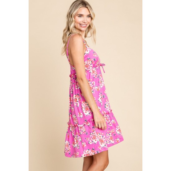 Floral Ruffled Cami Dress Floral Ruffled Cami Dress