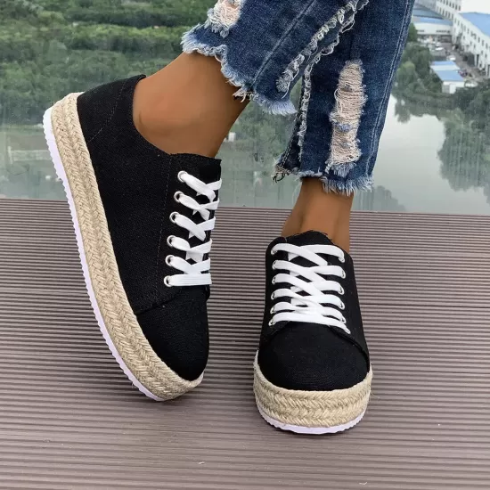 Round Toe Platform Sneakers Round Toe Platform Sneakers