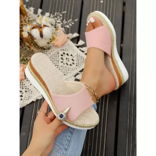 Open Toe Wedge Sandals Open Toe Wedge Sandals