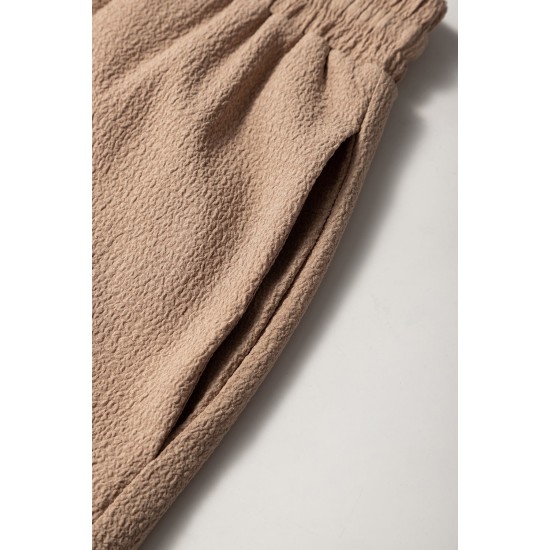 Textured Tiered Edge High Waist Shorts Textured Tiered Edge High Waist Shorts