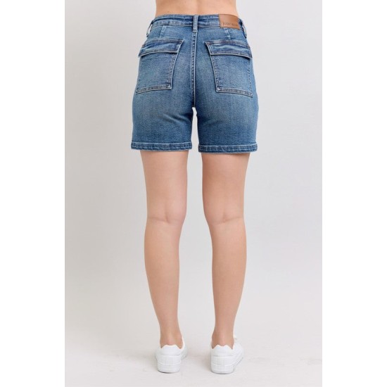 High Rise Denim Shorts High Rise Denim Shorts
