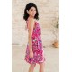 Bless Your Heart V-Neck Dress in Neon Fuchsia Bless Your Heart V-Neck Dress in Neon Fuchsia