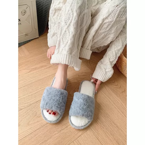 Cozy Open Toe Slippers Cozy Open Toe Slippers