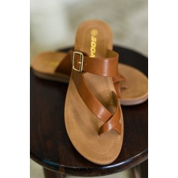 Canyon Walk Slip on Sandals in Storm Tan
