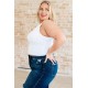 Cream of the Crop Rib Knit Tank Top in White Cream of the Crop Rib Knit Tank Top in White