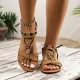 Flower Open Toe Flat Sandals Flower Open Toe Flat Sandals