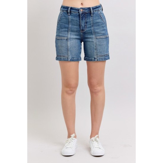 High Rise Denim Shorts High Rise Denim Shorts
