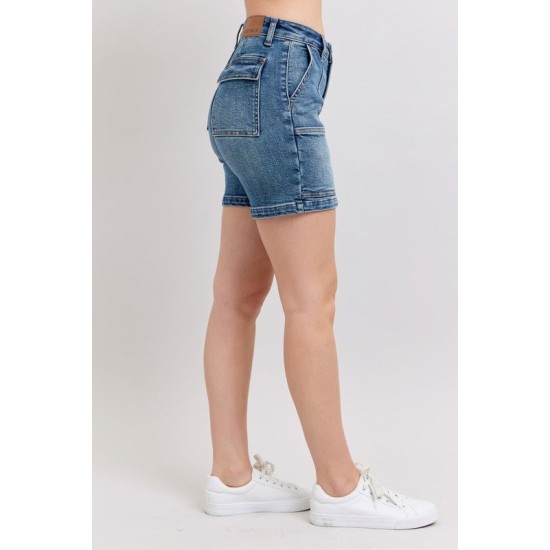 High Rise Denim Shorts High Rise Denim Shorts