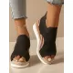 Open Toe Platform Wedge Sandals Open Toe Platform Wedge Sandals
